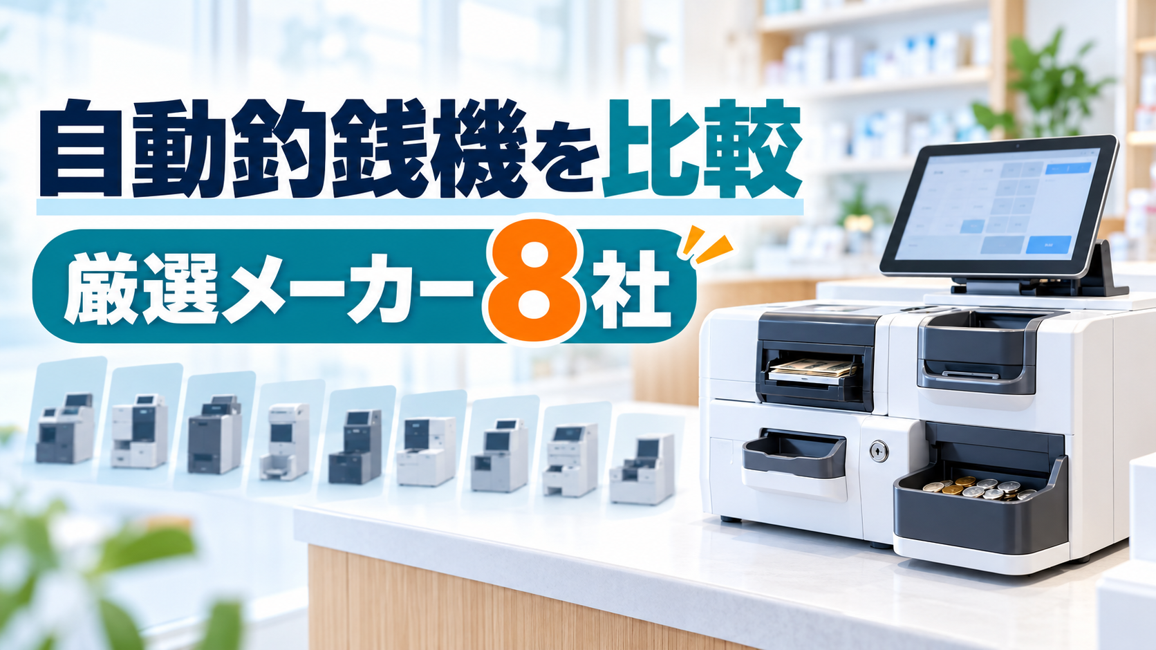 自動釣銭機を比較