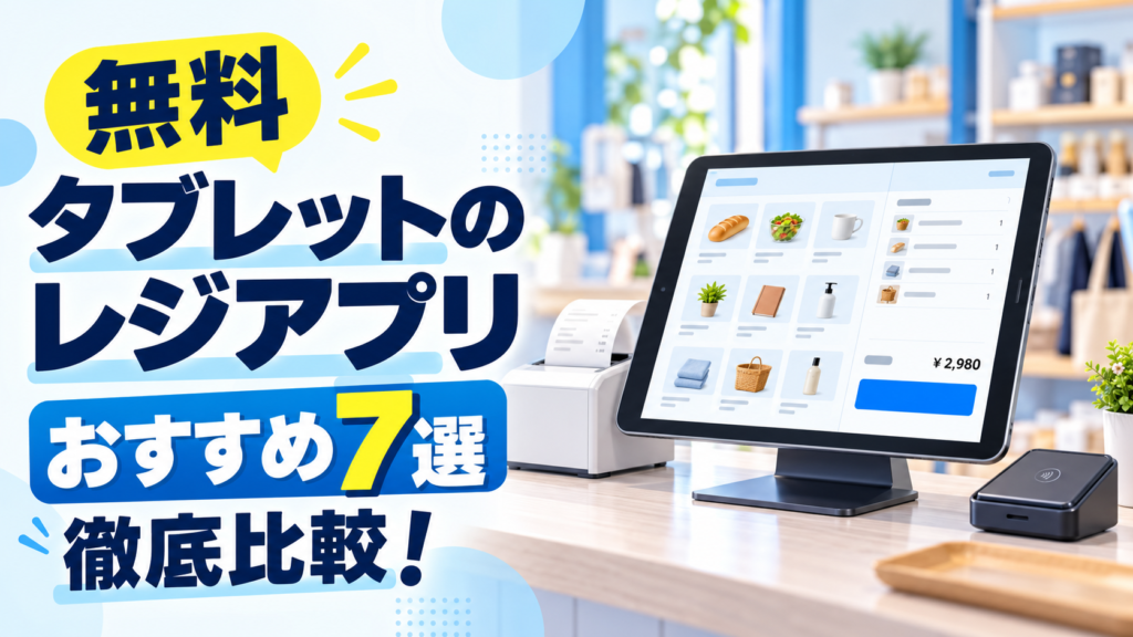 無料のタブレットレジアプリ
